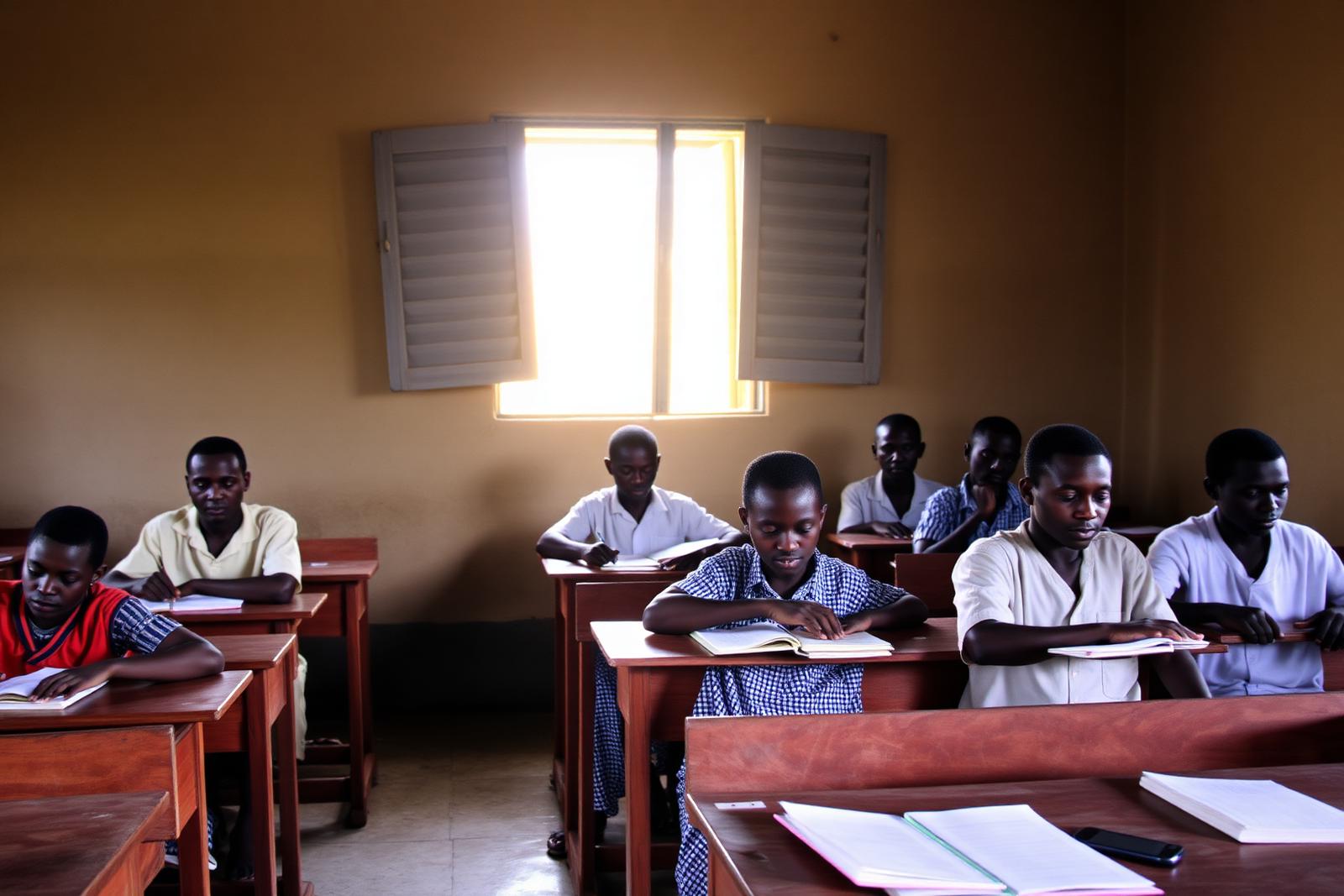 Classroom supported through the education programme