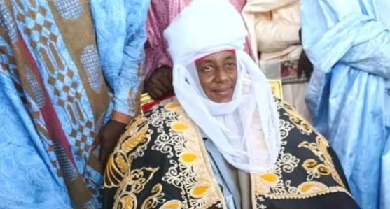 Hon. Hamza Suleiman Faskari at his turbaning as Sadaukin Kasar Hausa I