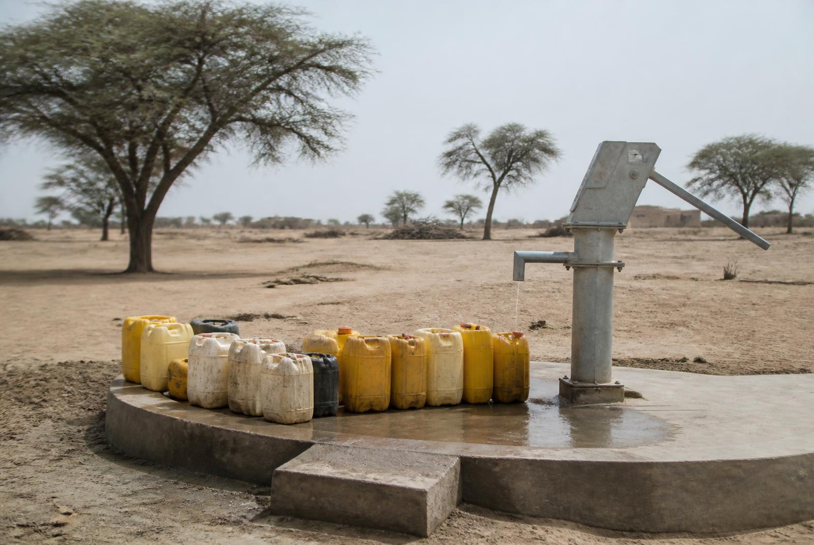 Water point provided under the water programme